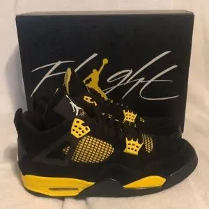 Nike Shoes Jordan Retro Bumble Bee Size Black N Yellow